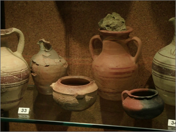 L’esposizione dei reperti nel Museo di Chiavari
