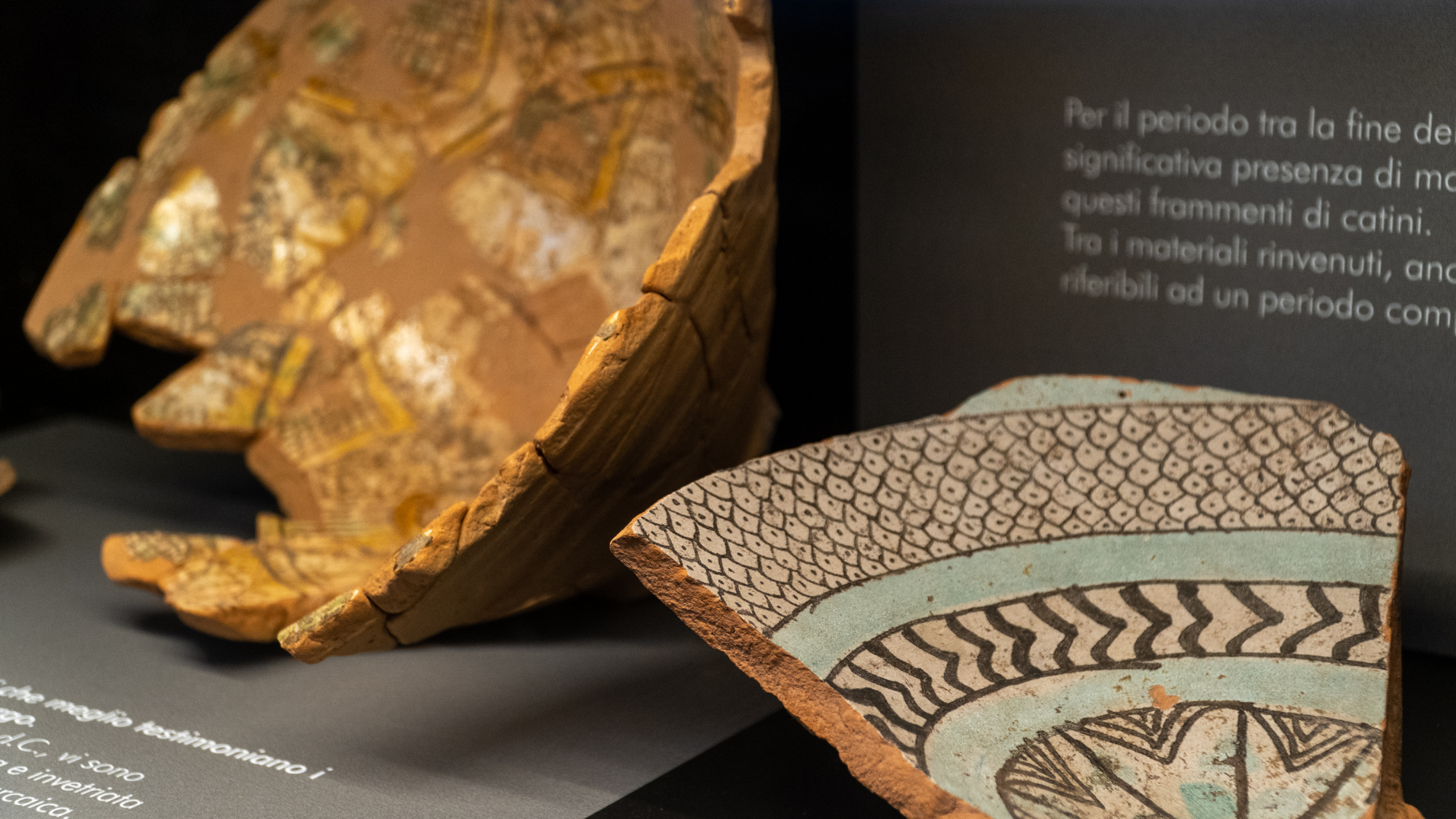 Reperti archeologici dalla necropoli di Chiavari